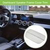 ACROPIX Dashboard Speaker Frame Cover Trim Car Audio Stereo Horn Speaker Grille Interior Decor Accessories Fit for Mercedes Benz GLB 2020-2022 Stainless Steel Silver Tone - Pack of 1 view 2
