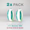 2X Set - 2" Optical Filter Adapter Compatible with Seestar S50 - M48x0.75 Deep Sky Filter Holder Ring view 3