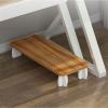 CPU Stand CPU Stand Holder, Wood PC Tower Stand Monitor Stand Riser, PC Host Case Holder Wooden Multifunctional Shelf for Desk Home Office PC Tower Stand(Color:B) view 4