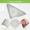 ACROPIX A Pillar Speaker Frame Cover Trim Car Audio Stereo Horn Speaker Grille Interior Decor Accessories Fit for Mercedes Benz E-Class 2009-2015 Stainless Steel Silver Tone - Pack of 2 view 3