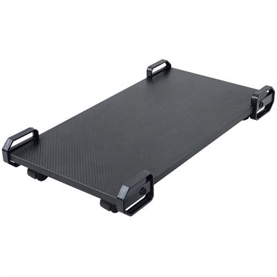 CPU Stand CPU Stand Desktop PC Tower Stand Cart, Mobile PC Stand Floor CPU Holder with Locking Caster Wheels Under Desk Fits for Most PC Cases PC Tower Stand(Color:L size)