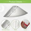 ACROPIX A Pillar Speaker Frame Cover Trim Car Audio Stereo Horn Speaker Grille Fit for Mercedes Benz C Class W205 S205 2015-2021 Stainless Steel Silver Tone - Pack of 2 view 3
