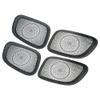 ACROPIX Front Rear Left Right Door Speaker Frame Cover Trim Car Audio Stereo Horn Speaker Grille Fit for Mercedes Benz GLC 2023 Stainless Steel Titanium Tone - Pack of 4 view 1