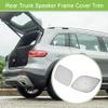 ACROPIX Rear Trunk Speaker Frame Cover Trim Car Audio Stereo Horn Speaker Grille Interior Decor Accessories Fit for Mercedes Benz GLB 2020 Stainless Steel Silver Tone - Pack of 2 view 2