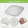 ACROPIX Rear Trunk Speaker Frame Cover Trim Car Audio Stereo Horn Speaker Grille Interior Decor Accessories Fit for Mercedes Benz GLB 2020 Stainless Steel Silver Tone - Pack of 2 view 3