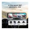ZYKHPSYA 360 Panoramic Dashboard Car DVR 12-Inch Touch Screen 4 Channel FHD 1080P IPS Video Recorder 4 Split Screen Display Dash Cam(Size:None), T66 4CH Cameras, laiyong1987 view 3