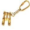 Antique Nautical world Binocular Keychain, Handheld Mini Binoculars for Bird Watching, Hiking and Outdoor Activities, 2 inch, Golden view 3