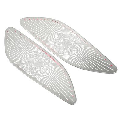 ACROPIX Rear Door Speaker Frame Cover Trim Car Audio Stereo Horn Speaker Grille Interior Decor Accessories Fit for Mercedes Benz E-Class 2017-2022 Stainless Steel Silver Tone - Pack of 2