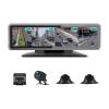 360 Panoramic Dashboard Car DVR 12-Inch Touch Screen 4 Channel FHD 1080P IPS Video Recorder 4 Split Screen Display Dash Cam(Size:32G) view 2