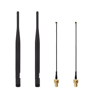 2 Sets 915MHz WiFi Antenna LoRa Indoor 3dBi Gain Omni with SMA Male Connector for Meshtastic LORA32 915MHz ESP32 LoRa OLED Board with 5.9in IPEX Cable