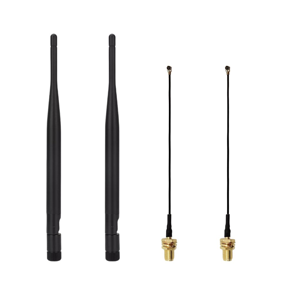 2 Sets 915MHz WiFi Antenna LoRa Indoor 3dBi Gain Omni with SMA Male Connector for Meshtastic LORA32 915MHz ESP32 LoRa OLED Board with 5.9in IPEX Cable