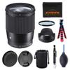 Sigma 16mm f1.4 DC DN Contemporary Lens for Sony E with Sunshine Pro Bundle - 4 Years USA Manufacturer Warranty view 1