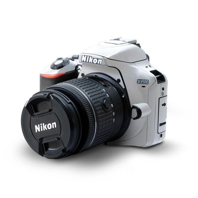 Skin Compatible with Nikon D3500 Camera - Solid White - Premium 3M Vinyl Protective Wrap Decal Cover - Easy to Apply | Crafted in The USA by MightySkins