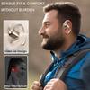 ALANTOP Open Ear Headphones Bluetooth 5.4 Built-in Mic LED Digital Display Charging Case 60 Hours Playtime Wireless Earbuds with Earhooks Waterproof Earphones for Sport Workout Running Fitness view 2