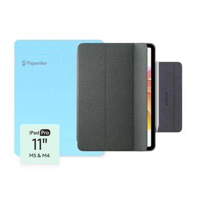 Paperlike Folio Case for iPad Pro 11 inch (M5 / M4) - Magnetic, Lightweight, Slim, Protective case with Apple Pencil Charging, auto Sleep/Wake
