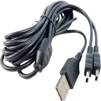OMNIHIL 10FT-MINI-USB Splitter Cable Compatible with Intermec PB50 Thermal Label Printer