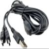OMNIHIL 10FT-MINI-USB Splitter Cable Compatible with Intermec PB50 Thermal Label Printer view 2