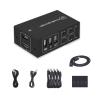 Ldbuejiaja 4K KVM Switcher 4 Port Box USB KVM Switches for 4 Computers Share Keyboard Mouse Printer Monitor 4K 60Hz with USB Port PC Laptop Control Switcher view 1