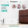 ChargeWorx Cable-Management Box Set, 2 Pack Cord Organizer to Hide Power Strips and Surge Protectors, Desk and Floor Wire Concealer for Home Office, TV Area, White view 4
