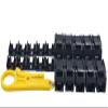 Micro Connectors CAT6 Unshielded Punch Down Keystone Jack with Tool (Black, 10-Pack) (FRT-840B10-T) view 1