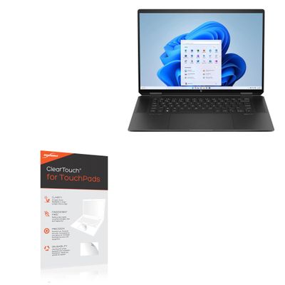 BoxWave Touchpad Protector Compatible with HP Spectre x360 (16-aa0097nr) - ClearTouch for Touchpad (2-Pack), Pad Protector Shield Cover Film Skin