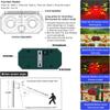 Solar Outdoor Motion Detector Sensor Alarm, Personalize Recording Siren & Strobe Lights, 2*130db Dual-Specker, builtin 13 Sounds Modes Bluff & Intimidate Warning with Remote Controller (1) view 4