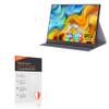 BoxWave Screen Protector Compatible with ForHelp Portable Monitor FHD 1080p (15.6 in) - ClearTouch Anti-Glare ToughShield 9H (2-Pack), Anti-Glare 9H Tough Flexible Film Screen Protector view 1