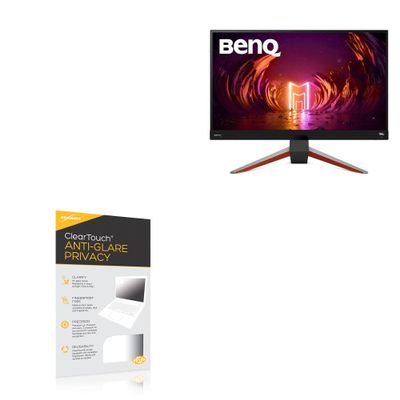 BoxWave Screen Protector Compatible with BenQ MOBIUZ EX2710Q (27 in) - ClearTouch Anti-Glare Privacy (2-Pack), Privacy Screen Protector Flexible Film Anti-Glare