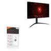 BoxWave Screen Protector Compatible with Acer Nitro XV275U (27 in) - ClearTouch Anti-Glare (2-Pack), Anti-Fingerprint Matte Film Skin view 1