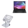 BoxWave Stand and Mount Compatible with HP Spectre x360 (14t-eu000 14 in) - Executive VersaView Laptop Stand, Ergonomic Adjustable Viewing Angle Metallic Riser - Metallic Silver view 1