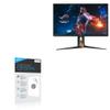 BoxWave Screen Protector Compatible with ASUS PG27AQN (27 in) - ClearTouch Crystal (2-Pack), HD Film Skin - Shields from Scratches view 1