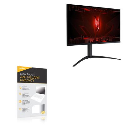 BoxWave Screen Protector Compatible with Acer Nitro XV275U (27 in) - ClearTouch Anti-Glare Privacy (2-Pack), Privacy Screen Protector Flexible Film Anti-Glare