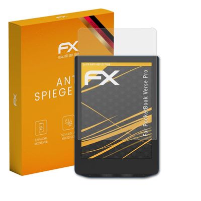 atFoliX Screen Protector compatible with PocketBook Verse Pro Screen Protection Film, anti-reflective and shock-absorbing FX Protector Film (2X)