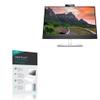 BoxWave Screen Protector Compatible with HP E27m (27 in) - ClearTouch Crystal Privacy (2-Pack), Privacy Screen Protector Flexible Film Clear view 1