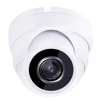 1st Pick Video Inc. 5MP HD Dome Security Camera with 4-in-1 (TVI/CVI/AHD/CVBS) Technology, 3.6mm Fixed Lens, DWDR & OSD Menu, 65ft Night Vision, IP66 Weatherproof for Indoor/Outdoor Use, White