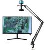 ZTBH Microscope Accessories Kit 48MP 4K 1080P HDMI USB Industrial Video Digital Microscope Camera 130X Zoom C Mount Lens Cantilever Stand for Repair Soldering Microscope Slides(Color:37CM) view 3
