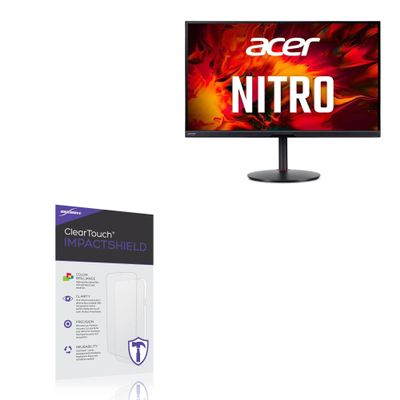 BoxWave Screen Protector Compatible with Acer Nitro XV282K (28 in) - ClearTouch ImpactShield (2-Pack), Impenetrable Screen Protector Flexible Film