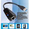 USB3.0 to Ethernet Adapter, USB to RJ45 Fast LAN Wired Network Adapter for 10 8.1 8 7 Vista for OS X, for Linux view 3