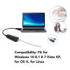 USB3.0 to Ethernet Adapter, USB to RJ45 Fast LAN Wired Network Adapter for 10 8.1 8 7 Vista for OS X, for Linux view 4
