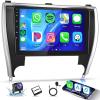 [2G+64G] 10.1 ''Car Radio for Toyota Camry 2015 2016 2017 with 1080p HD IPS Touchscreen Wireless Carplay Android Auto Android Car Stereo with Bluetooth/FM/GPS/WiFi/Mirror Link/Backup Camera/MIC view 1