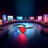 1Pc Red and Blue 3D Glasses,3D Viewing Glasses,Universal TV Movie Dimensional Video Frame 3D Glasses,DVD Game Glass 3D Style Glasses,Weightlight Simple Design,Televisions and Video,Accessories view 4