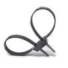 10 Pack of 19" Heavy Duty Double Loop Zip Ties With Screw Mount Center Hole view 1