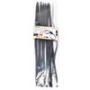 10 Pack of 19" Heavy Duty Double Loop Zip Ties With Screw Mount Center Hole view 3