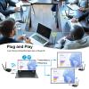 RIJER Wireless HDMI Transmitter and Receiver 4k decoding, One Transmitter and Two Receivers, Long Range Wireless Transmission 656FT/200M,Plug-Play, 2.4/5.8G for PC/Laptop/TV to Monitor/Projector/HDTV view 2