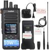 Radtel RT-730 10W Heavy Duty Walkie Talkie, Tri Band Ham Radios Long Range 199CH, Rechargeable Handheld Radio, NOAA, AM Aviation Band Dual PTT for Biking Camping Hiking (1 PCS + Prog Cable) view 1