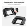 K&F Concept Eyepiece Cover & Hot Shoe Cover Kit, Viewfinder Protector Eyecup Eye Cup DK-24 for Nikon D5000 D5100 D3000 D3100 Camera Viewfinder view 2