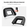 K&F Concept Eyepiece Cover & Hot Shoe Cover Kit, Viewfinder Protector Eyecup Eye Cup DK-23 for Nikon D7100 D7200 D300 D300s Camera Viewfinder view 2