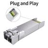 10G SFP+ LC Module, 10GBase-SR Multi-Mode Ethernet Transceiver, 850nm MMF up to 400m  Compatible with Cisco, Meraki, Ubiquiti, Mikrotik, Netgear, HPE, TP-Link, Aruba and More view 3