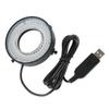 JOEBO Microscope Kit 72 LED Ring Light 6500K-7000K Microscope Illumination Lamp, Working Diameter 61mm Microscope Lens Adapters view 1