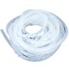 Spiral Wrap 20 Meter White Spiral Cable Wrap 65FT 6mm Inside Diameter Flexible Wire Protector Computer Cord Manage Wire Tube Tubing Cover view 1